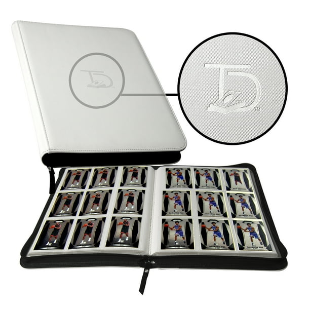 9 Pocket Trading Card Binder Folder，360 Side Loading Pocket Album Fits for Trading Card Games// M.T.G// C.A.H.//Y.G.O//PM cards and All Other TCG card game